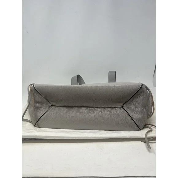 Rebecca Minkoff  Panama Leather Tote Bag Grey / Lime Inner $295 EUC - Picture 10 of 14